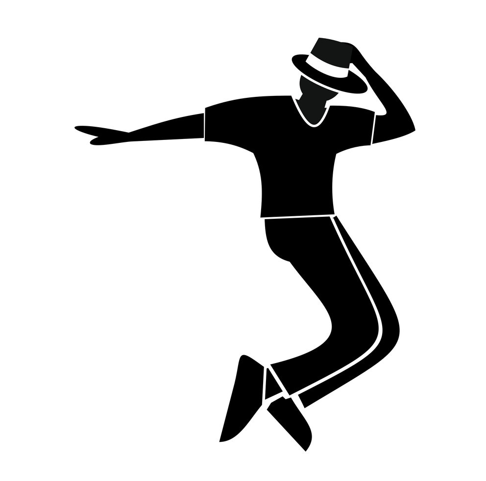 MJ style dance icon
