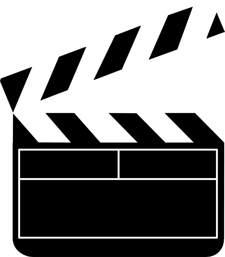 clapperboard action icon
